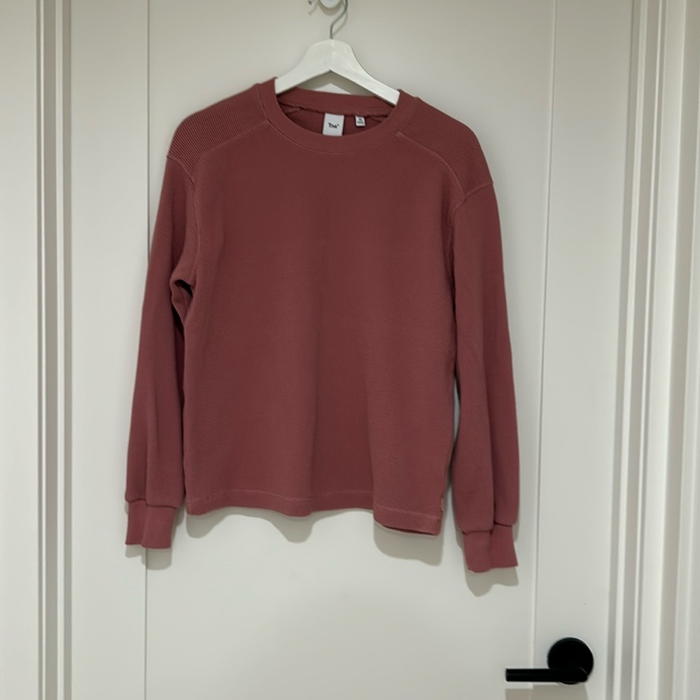 TNA waffle long sleeve T shirt